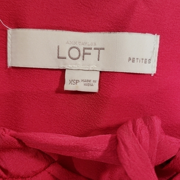 Ann Taylor LOFT Petite Pink Blouse - Picture 5 of 5